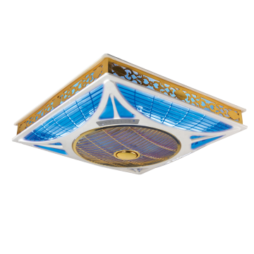 Ηλεκτρικός ανεμιστήρας οροφής μπάνιου με φως LED 3 χρωμάτων
